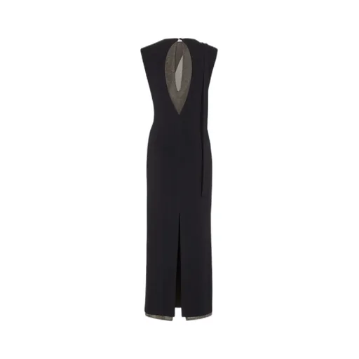 Cut-Out Detailed Sleeveless Midi Dress