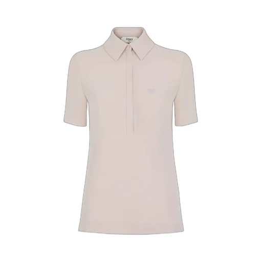 Logo Embroidered Short Sleeved Polo Shirt