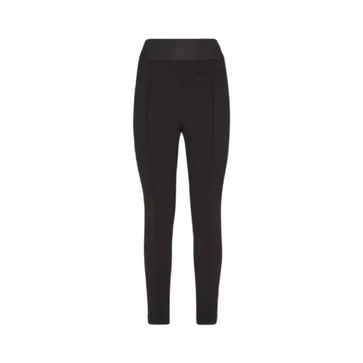 Pleated Detail Skinny-Cut Leggings