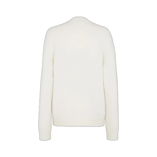 Logo Embroidered V-Neck Cardigan