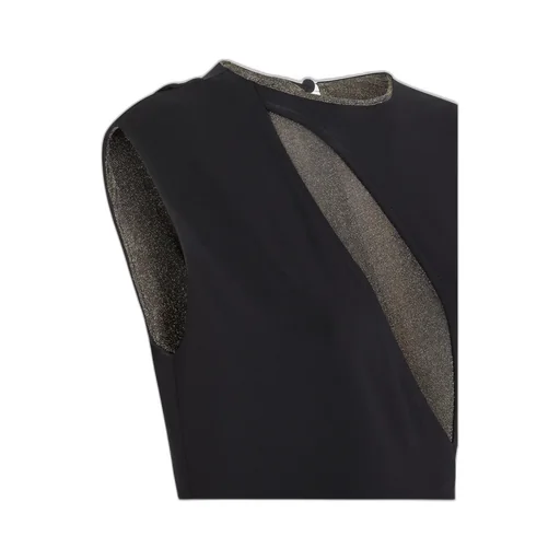 Cut-Out Detailed Sleeveless Midi Dress