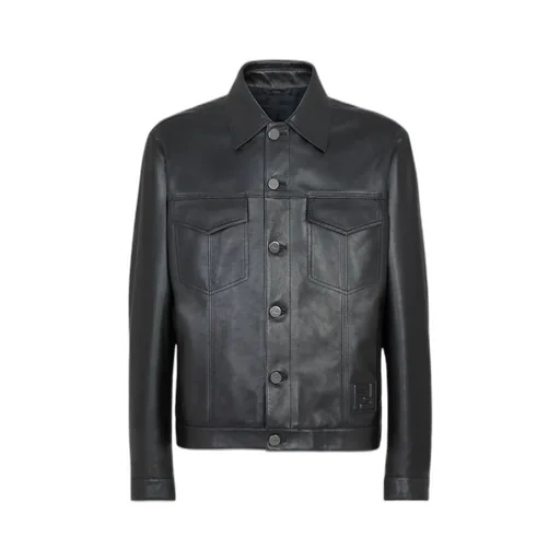 Fabiana Filippi Long Sleeved Leather Jacket