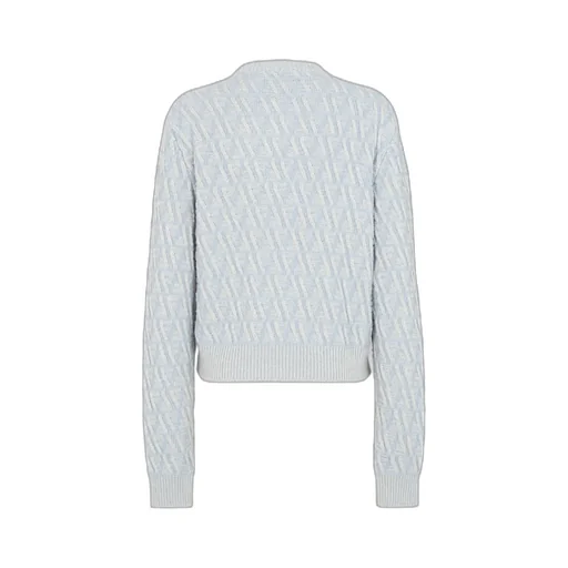 Monogrammed Crewneck Knit Sweater