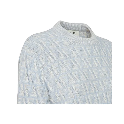 Monogrammed Crewneck Knit Sweater