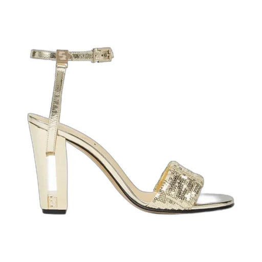 Delfina Ff Sequin-Embellished Sandals