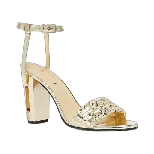 Delfina Ff Sequin-Embellished Sandals