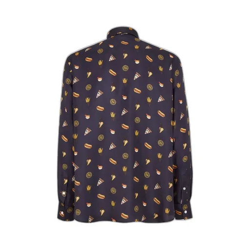 Fendilicious Printed Silk Shirt