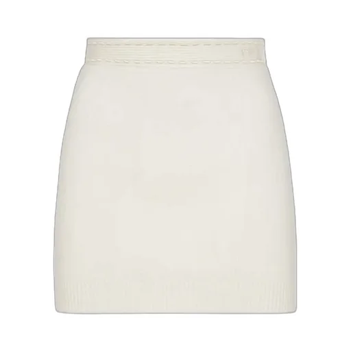 Ribbed-Knit Mini Skirt
