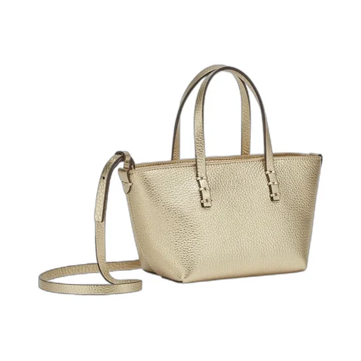 Champagne-Coloured Selleria Mini-Bag With 62 Hand-Sewn Topstitches