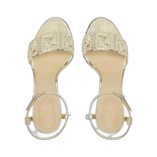 Delfina Ff Sequin-Embellished Sandals