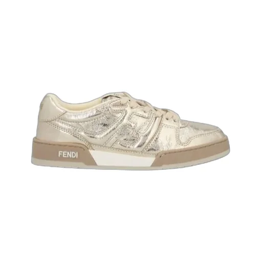 Metallic Low-Top Sneakers