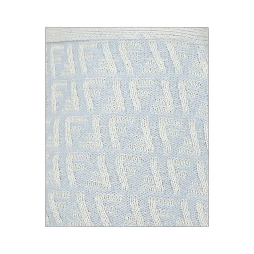 Ff Logo Intarsia Knit Mini Skirt