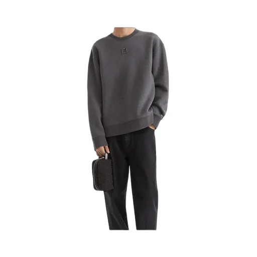 Ff Embroidered Crewneck Sweatshirt