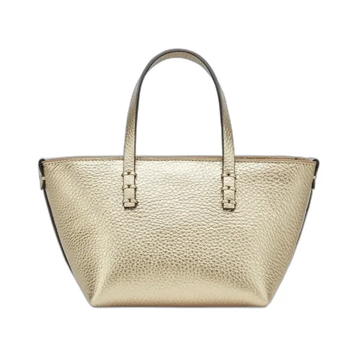 Champagne-Coloured Selleria Mini-Bag With 62 Hand-Sewn Topstitches