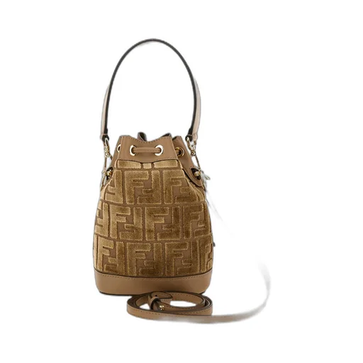 Mon Tresor Logo Detailed Bucket Bag