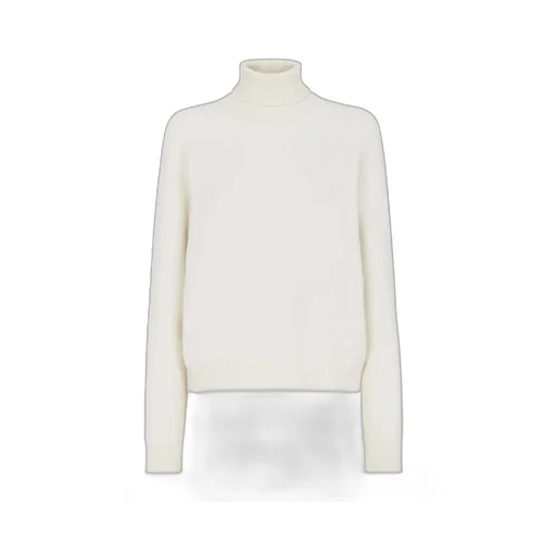 Turtleneck Knit Long-Sleeve Sweater