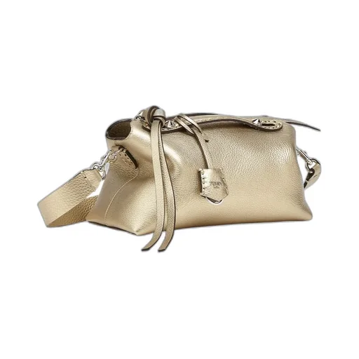 Champagne-Coloured Selleria Bag With 192 Hand-Sewn Topstitches