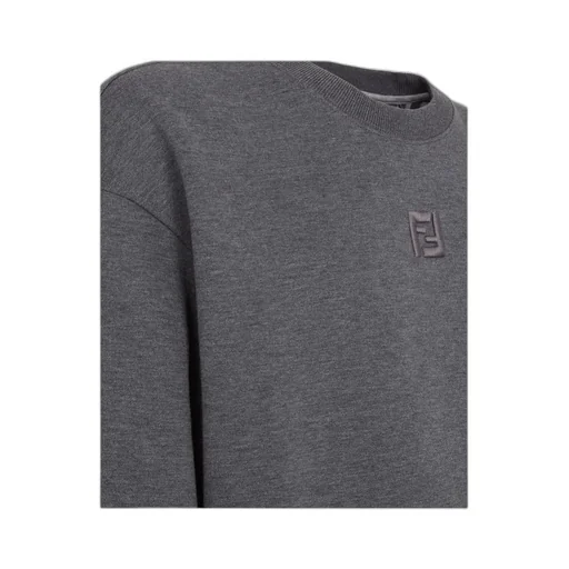 Ff Embroidered Crewneck Sweatshirt
