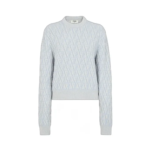 Monogrammed Crewneck Knit Sweater