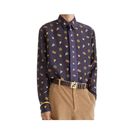 Fendilicious Printed Silk Shirt