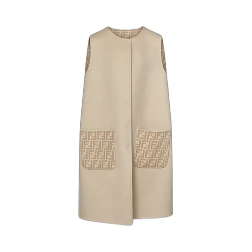 Ff Motif Sleeveless Dress
