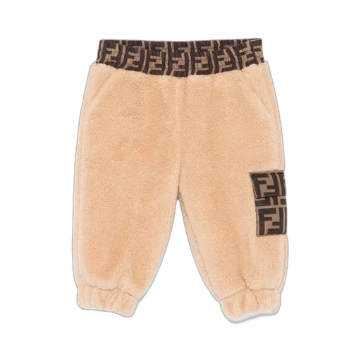 Ff-Motif Fleece Pants