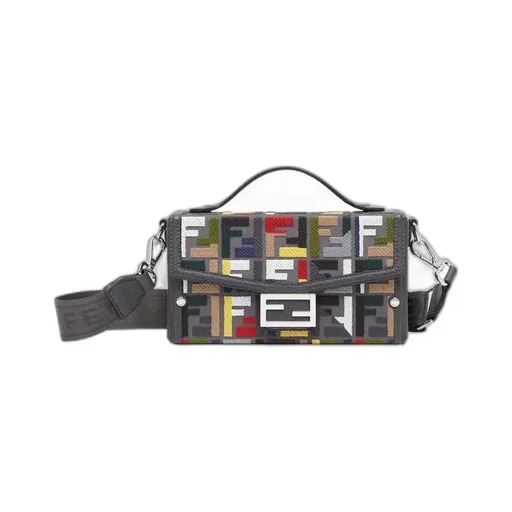 Baguette Soft Trunk Ff Embroidered Tote Bag