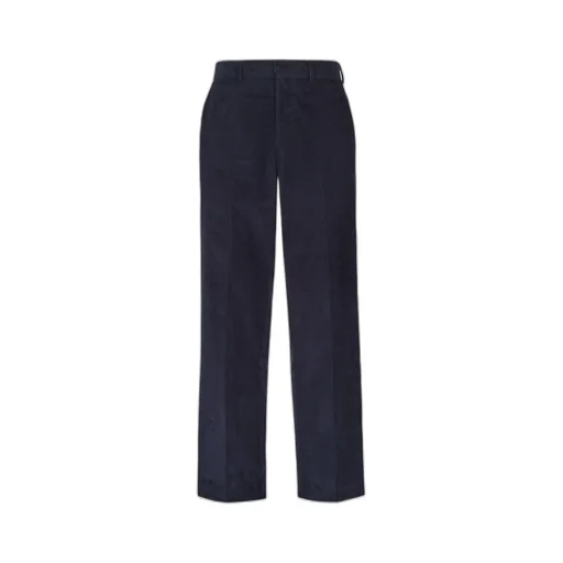 Corduroy Straight-Leg Trousers