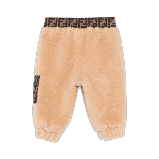 Ff-Motif Fleece Pants