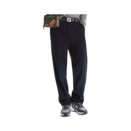 Corduroy Straight-Leg Trousers