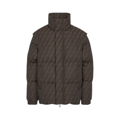 Ff Jacquard Puffer Jacket