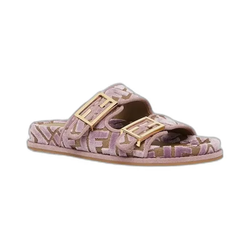 Ff Jacquard Slip-On Slides
