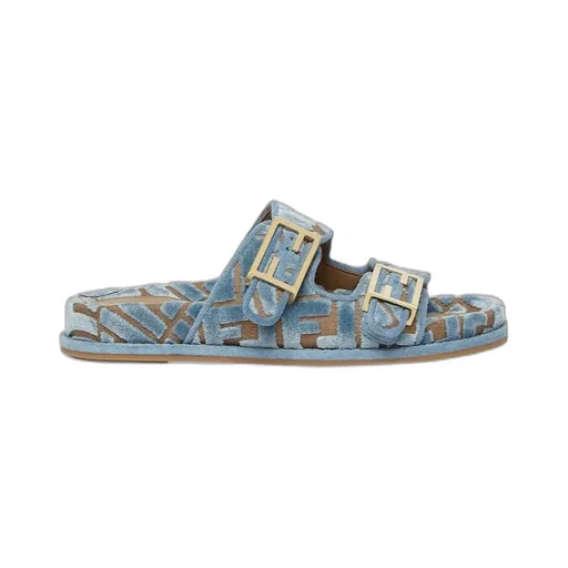 Ff Jacquard Slip-On Slides