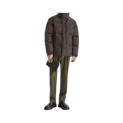 Ff Jacquard Puffer Jacket