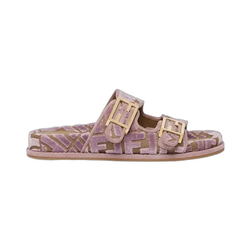 Ff Jacquard Slip-On Slides