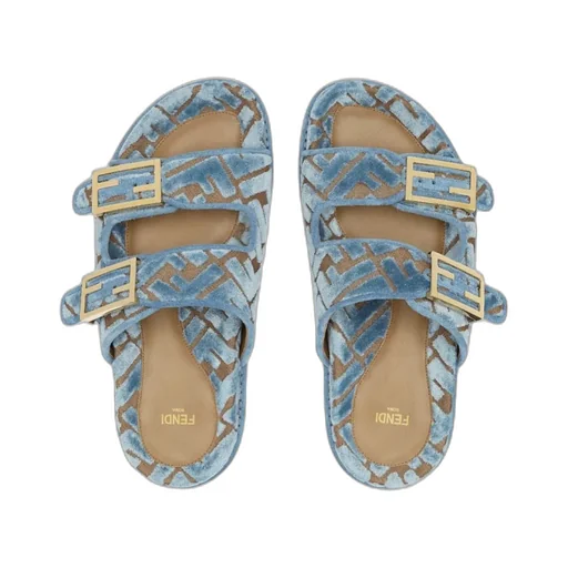 Ff Jacquard Slip-On Slides