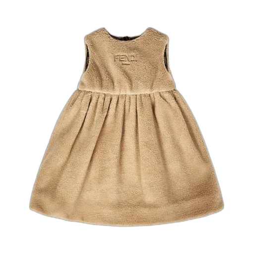 Ff Motif Sleeveless Dress
