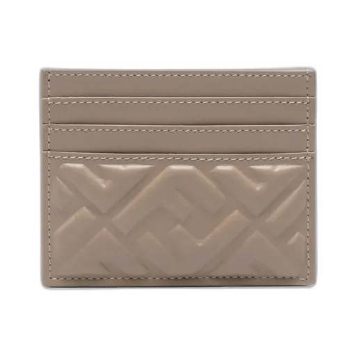 Flat Card Case With Ff Motif