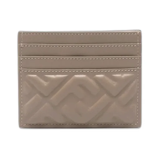 Flat Card Case With Ff Motif