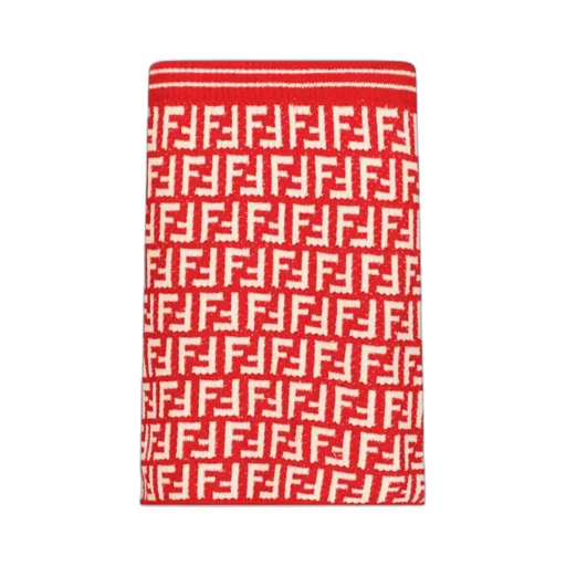 All-Over Ff Motif Intarsia Skirt