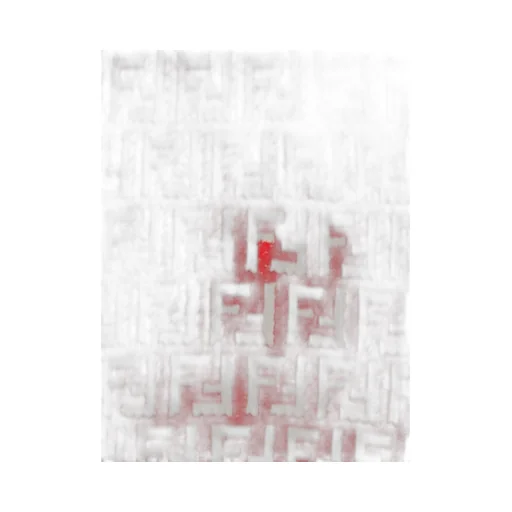All-Over Ff Motif Intarsia Skirt