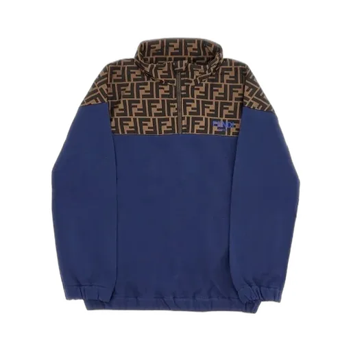 Ff-Motif High-Neck Sweatshirt