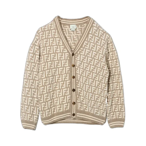 Ff Intarsia Cardigan