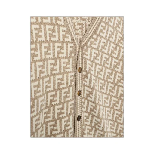 Ff Intarsia Cardigan