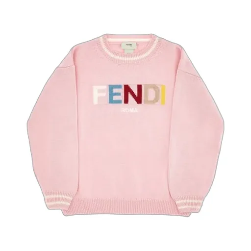 Logo-Intarsia Crewneck Jumper