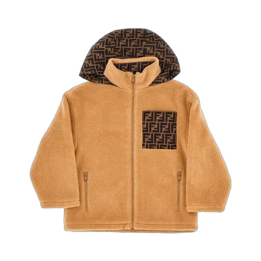 High Neck Zipped Jacket