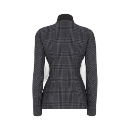 Checked Tailored Blazer