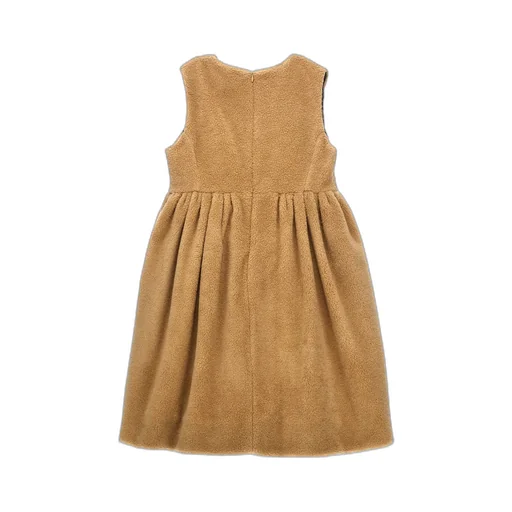 Logo Embroidered Sleeveless Dress