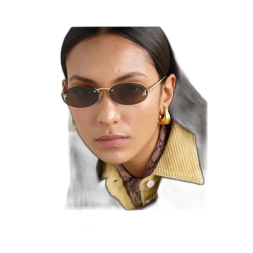 Oval Frame Sunglasses