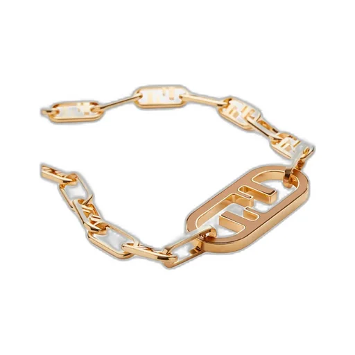 Fendi O'lock Mesh And Oval Clip Choker